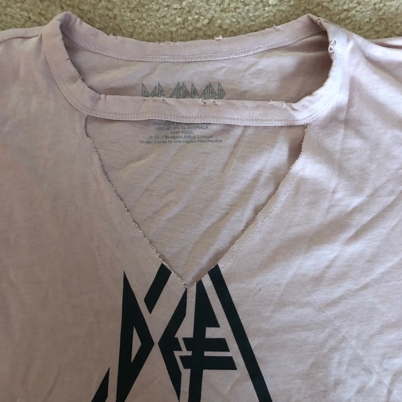 American Threads cropped distressed tee - Picture 3 of 4